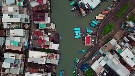 Luftaufnahme-Des-Dorfes-Tai-O-In-Hongkong