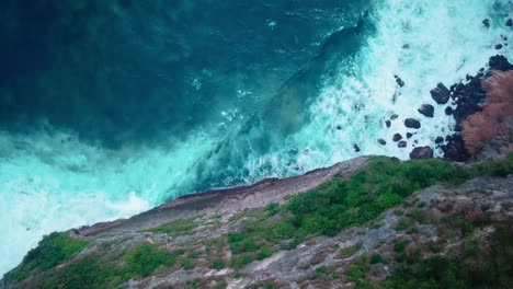 Birdseye-view-of-a-cliff-in-Indonesia