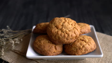 oatmeal-raisin-cookies-on-plate