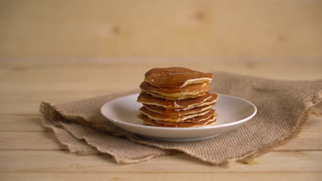 pancake-stack-on-white-plate