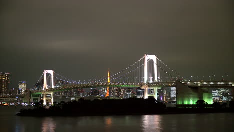 Rainbow-Bridge-with-Tokyo-Tower-in-Japan