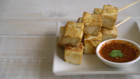 Fried-Tofu---healthy-food-and-vegan-or-vegetarian-food
