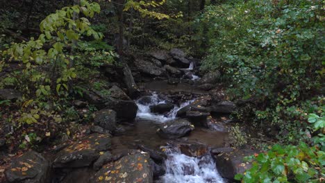 Unterer-Teil-Des-Amicalola-Wasserfalls-In-Georgia
