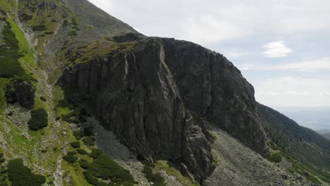Beautiful-Cliff-Near-at-Vodopad-Skok-in-Slovakia---Wide-shot