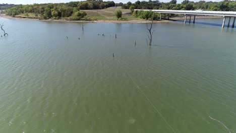 Aerial-video-of-Lake-Lavon-on-the-North-West-side