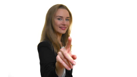 Business-woman-pointing-at-camera