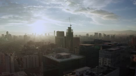 Luftaufnahme-Der-Skyline-Von-Carso-Und-Polanco-In-Mexiko-Stadt