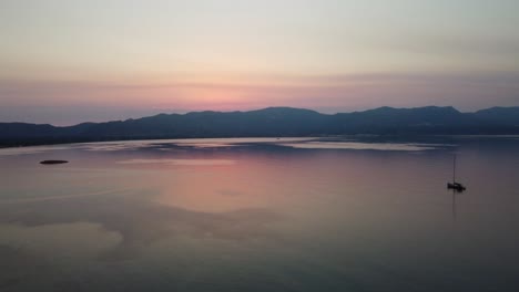 Romantic,-Establishing-Sunset-in-Greece