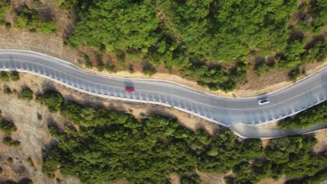 Cinematic-Car-driving-though-the-mountain-road