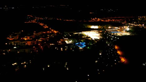 Night-time-view-of-the-Playitas-Resort-in-Spain