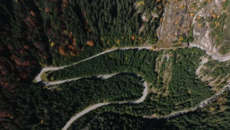 4k-Drone-footage-of-Transfagarasan-road,-Romania