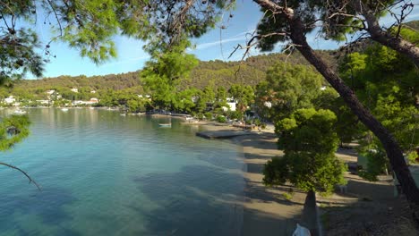Panoramic-View-of-Neorio-Bay-anchorage-in-Poros-Island-Greece