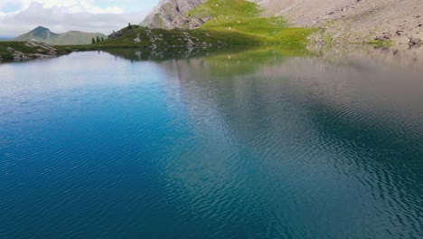 cinematic-flight-over-a-beautiful-mountain-lake