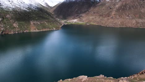 Lulusar-lake-is-11,000-feet-above-sea-level,-out-of-which-the-river-Kunhar-issues-with-redoubled-power-to-flow-down-into-the-valley