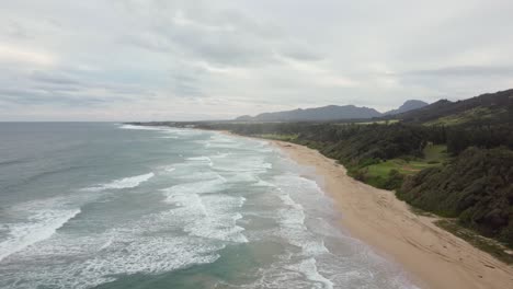 Hermoso-Paisaje-Aéreo-De-Hawaii-Naturaleza-Playa-Fondo