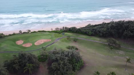 Beautiful-aerial-landscape-of-Hawaii-nature-beach-background