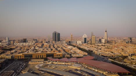 Riad-Skyline-on-a-sunset-in-beautiful-Saudia-Arabia