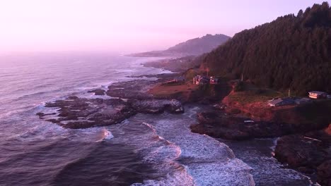 Oregon-Coast-Ocean-Sunset---Drone