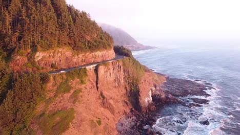 Oregon-Coast-Ocean-Cliff---Drohne