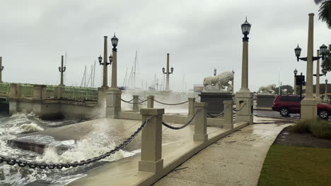 Waves-from-Hurricane-Nicole-smash-against-bridge-of-lions-in-St
