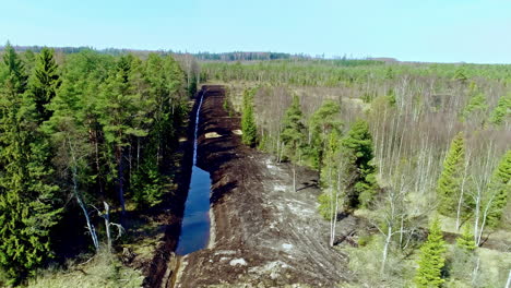 Aerial-Drone-Shot-Flying-Over-Deforestation