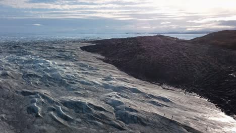 Luftaufnahme-über-Die-Eiskappe-Bei-Pinot-660,-Etwas-Außerhalb-Von-Kangerlussuaq,-Grönland
