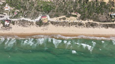 Beach-drone-shot-from-Portugal