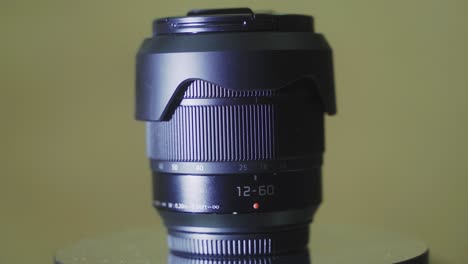 Camera-crop-lens,-12-60-zoom,-360-rotating,-photography-equipment,-slow-motion,-close-up-shot,-4K