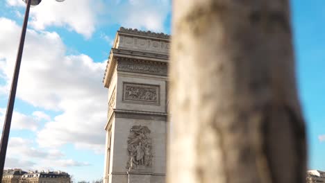 Triumphbogen-In-Paris,-Frankreich