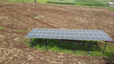 Modern-agriculture-in-Loitokitok,-Kenya,-use-of-solar-panel-for-renewable-energy