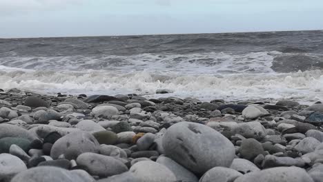 February-2022-rough-storm-Franklin-crashing-waves-on-English-pebble-stone-beach