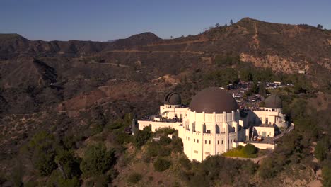 Luftaufnahme-Des-Griffith-Observatoriums-In-Los-Angeles,-Kalifornien