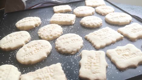 Fresh-baked-homemade-naughty-offensive-message-shortbread-cookies-placed-on-wooden-board