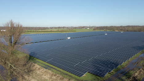 Jib-up-of-large-solar-panel-field-in-a-rural-area
