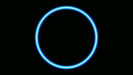 Neon-light-circle-border-animation-on-black-background