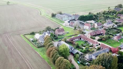 DJI-Flight-over-Both-Nutbourne-and-Chidham,-Chichester,-UK