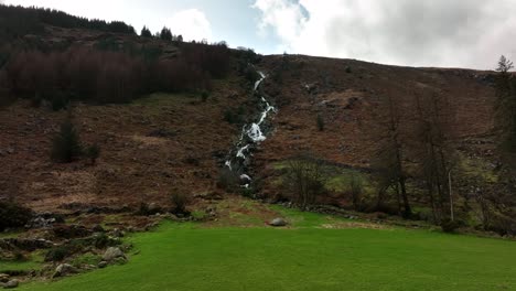 Carawaystick-Waterfall,-Glenmalure,-Wicklow,-Ireland,-February-2022