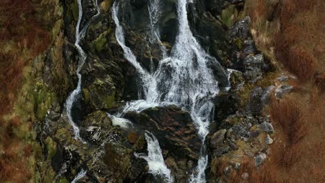 Carawaystick-Waterfall,-Glenmalure,-Wicklow,-Ireland,-February-2022