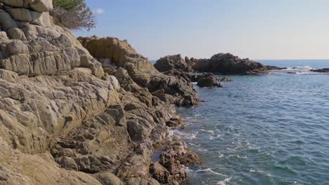 Rocly-shoreline-beautiful-exotic-beach-landscape-in-Spain