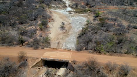Aerial-view-of-dry-riverbed-in-caatinga-biome-due-to-lack-of-rain-in-northeast-Brazil
