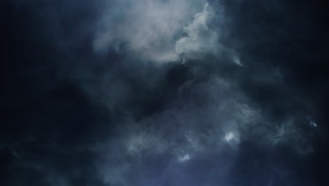 Atemberaubender-Blitz-In-Gewitterwolken-4k