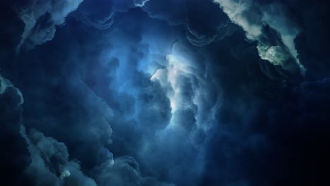 4k-Schwarze-Wolken,-Begleitet-Von-Blitzeinschlägen