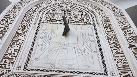 solar-clock-in-al-qaraouiyine-mosque-in-fez