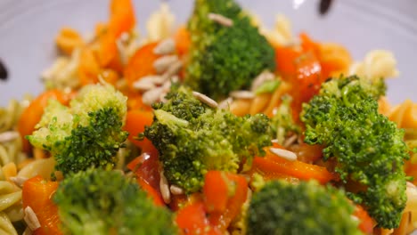 Healthy-colorful-Veggie-Pasta-ready-for-serving---Close-up