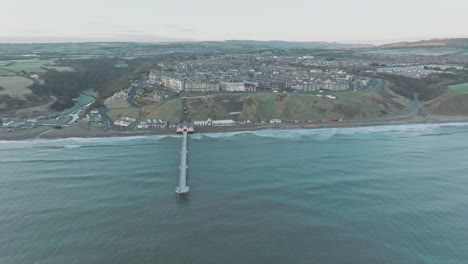 Saltburn-by-the-Sea-early-morning-winter-March-2022---Aerial-Drone-DJI-Mavic-3-Cine-PRORES-Clip-5