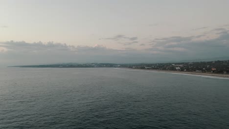 Panoramic-View-Of-Puerto-Escondido-Port-Town-In-Mexico's-Pacific-Coast-In-State-Of-Oaxaca