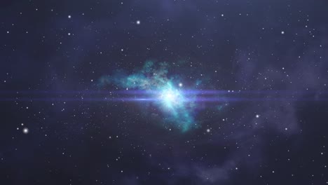 Blaue-Nebelwolken-Im-Universum