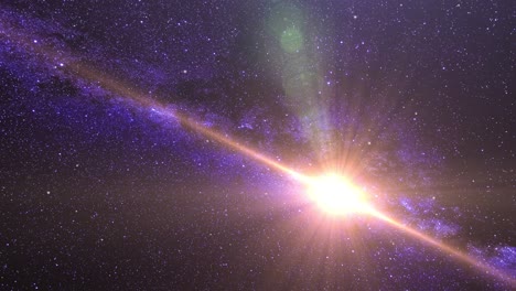 Luz-Brillante-De-Las-Galaxias-En-El-Universo