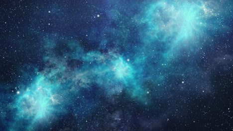 Nubes-Nebulosas-Azules-Flotando-En-El-Universo