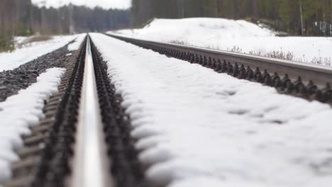 Snow-on-railway-tracks.-Selective-focus